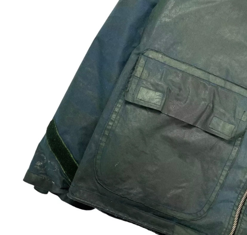 Z-Vintage Stone Island Dual Layer Polyurethane Fleece Lined Jacket (M)