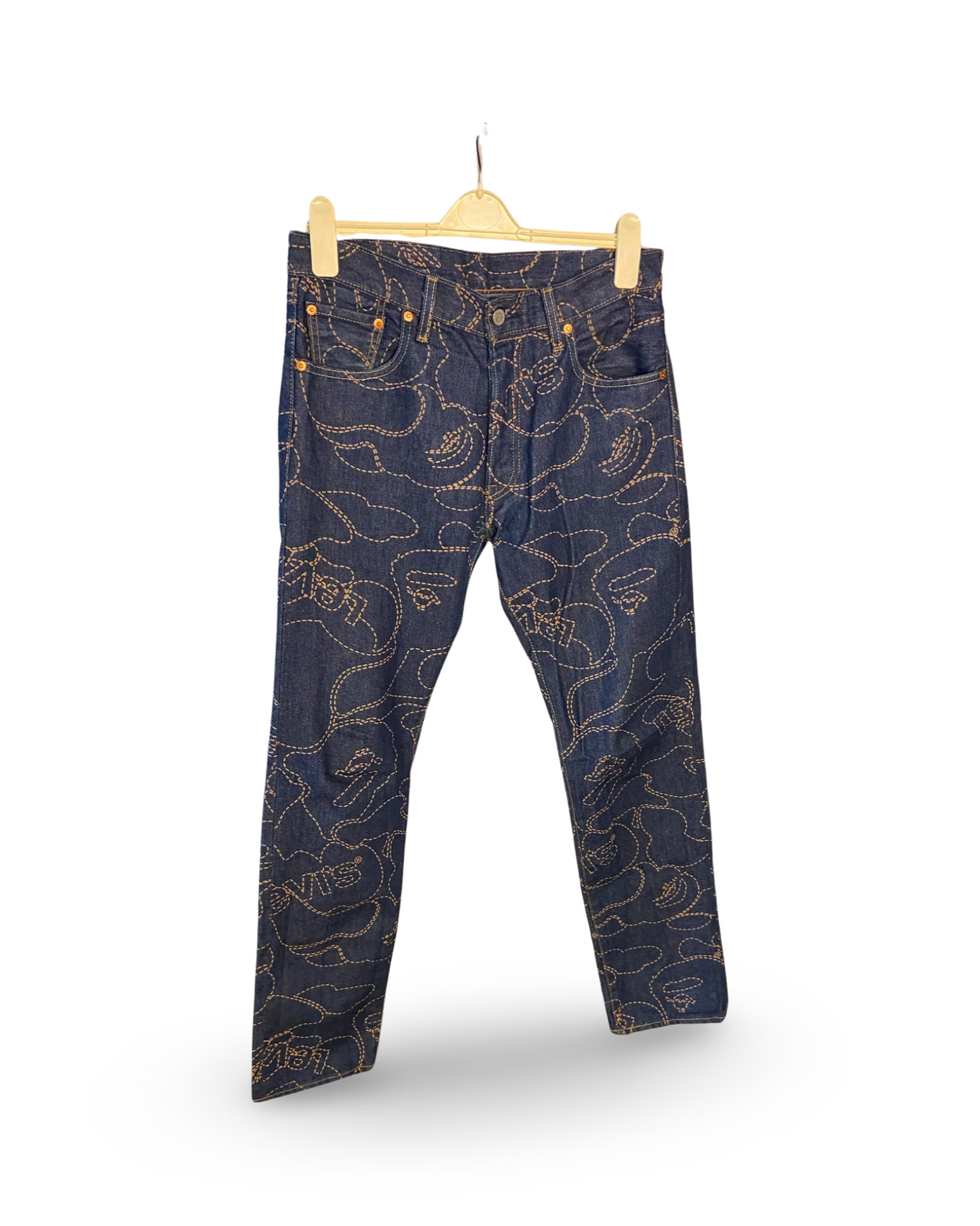 Z-BAPE X Levi’s 501 Jeans (30W)