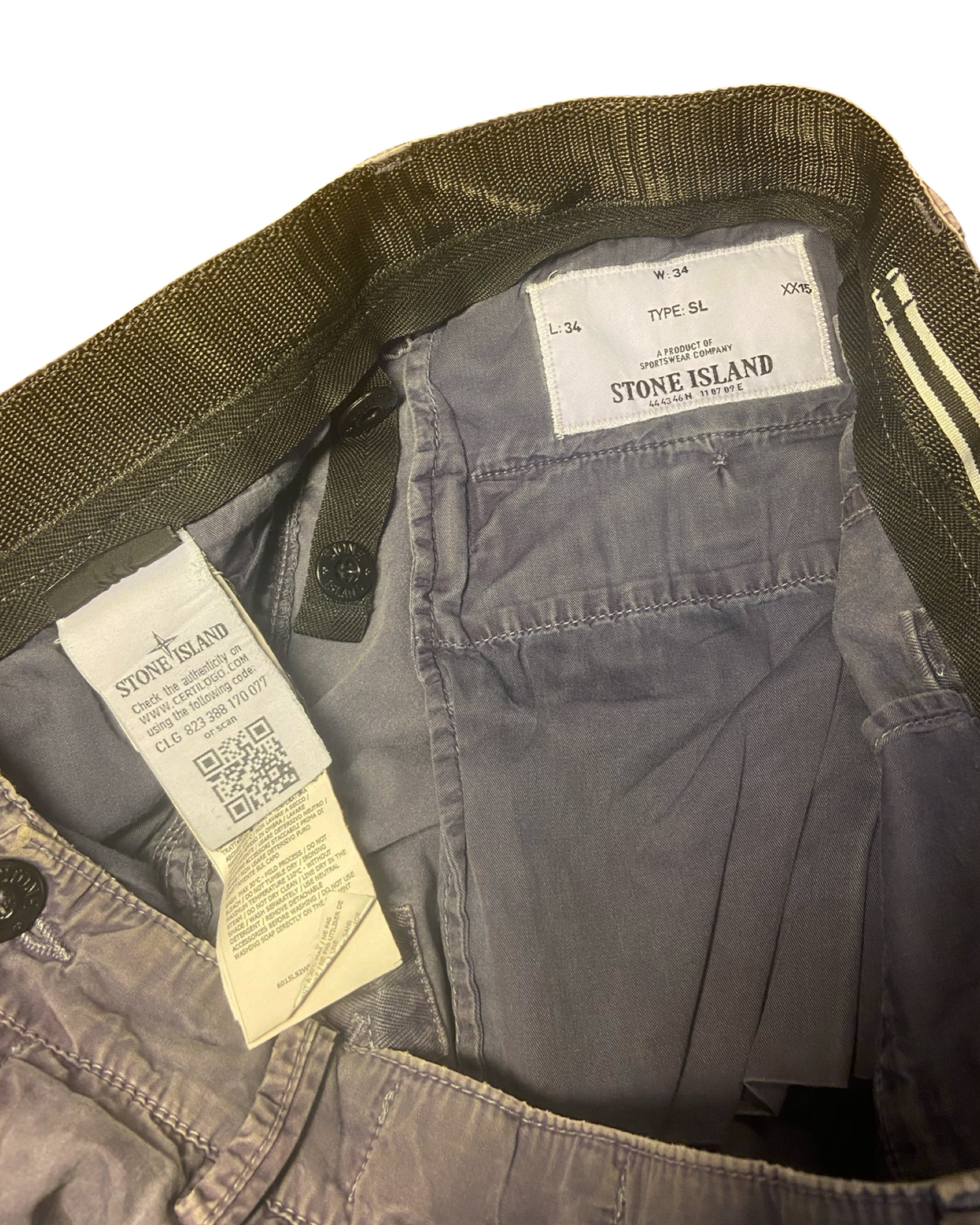 Z-Stone Island Cargo Shorts (34W)