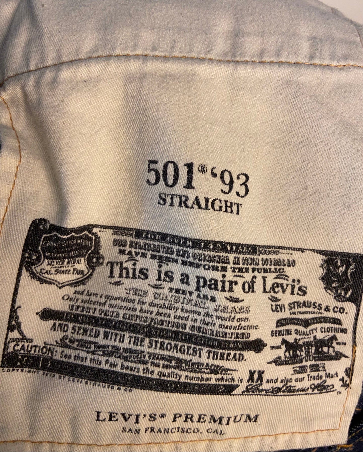 Z-BAPE X Levi’s 501 Jeans (30W)
