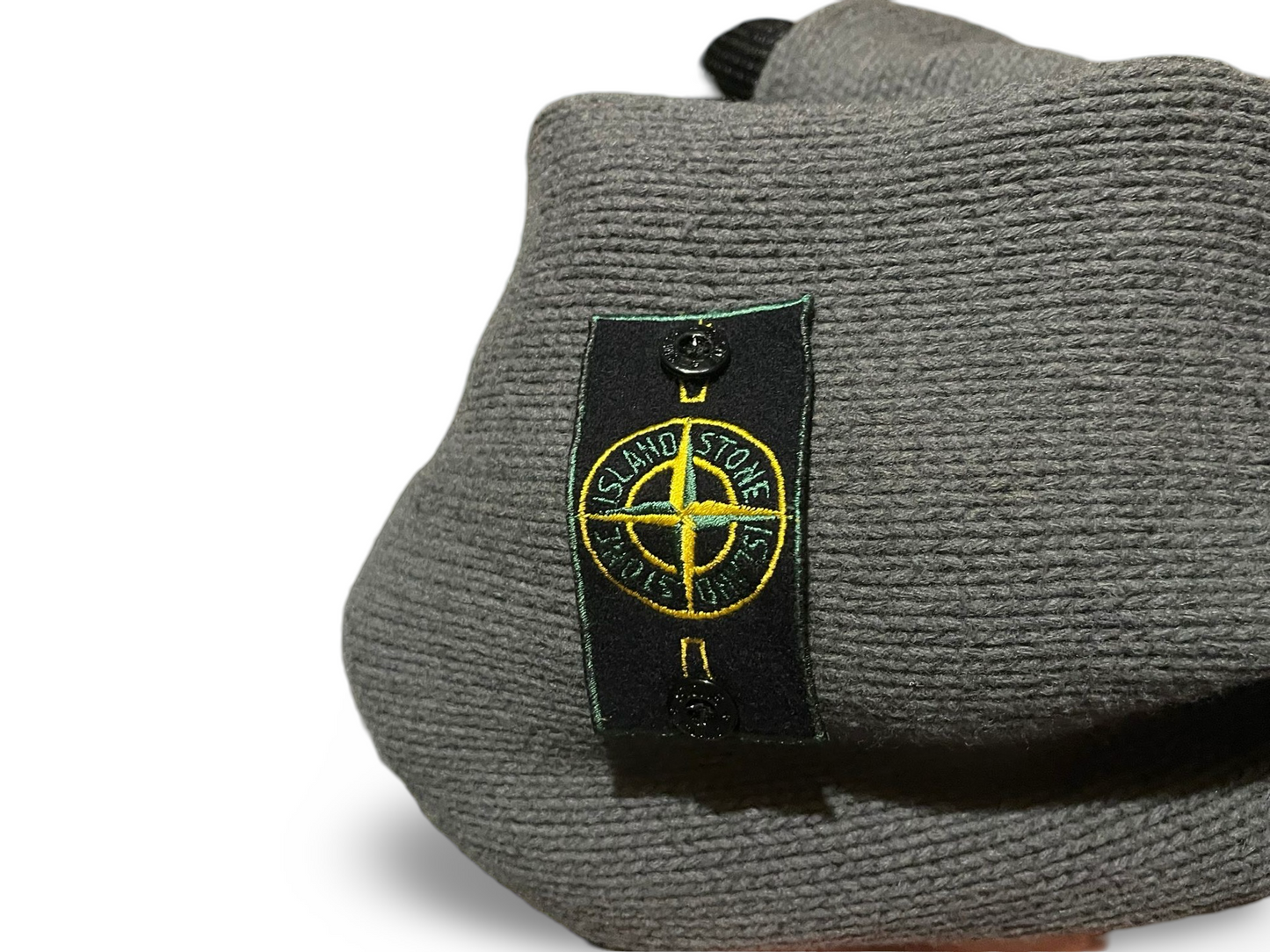 Z-Stone Island Green Edge Knitted Mock Neck Jumper (L)