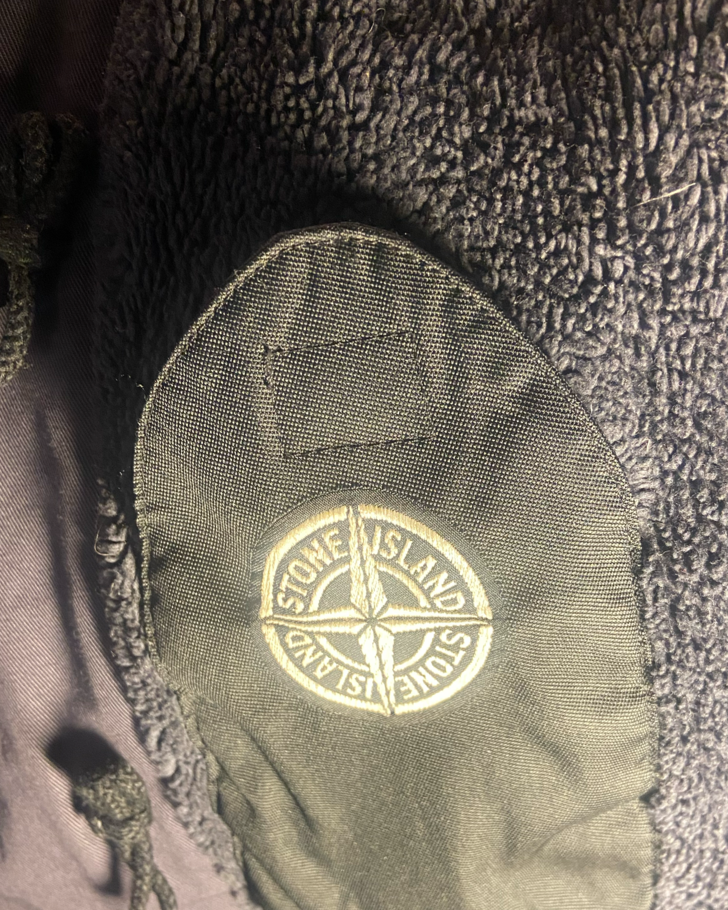 Z-Vintage Stone Island Dual Layer Polyurethane Fleece Lined Jacket (M)