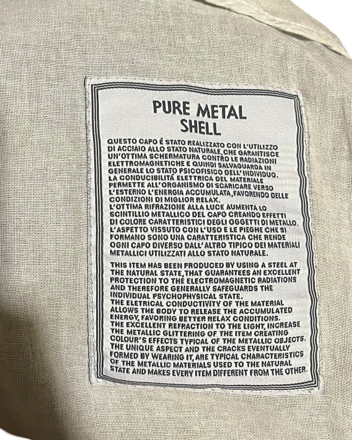 Z-Stone Island Pure Metal Shell Field Jacket (L)