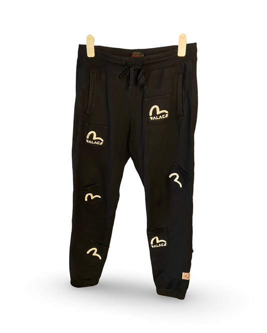 Evisu X Palace multi-pocket joggers (M)