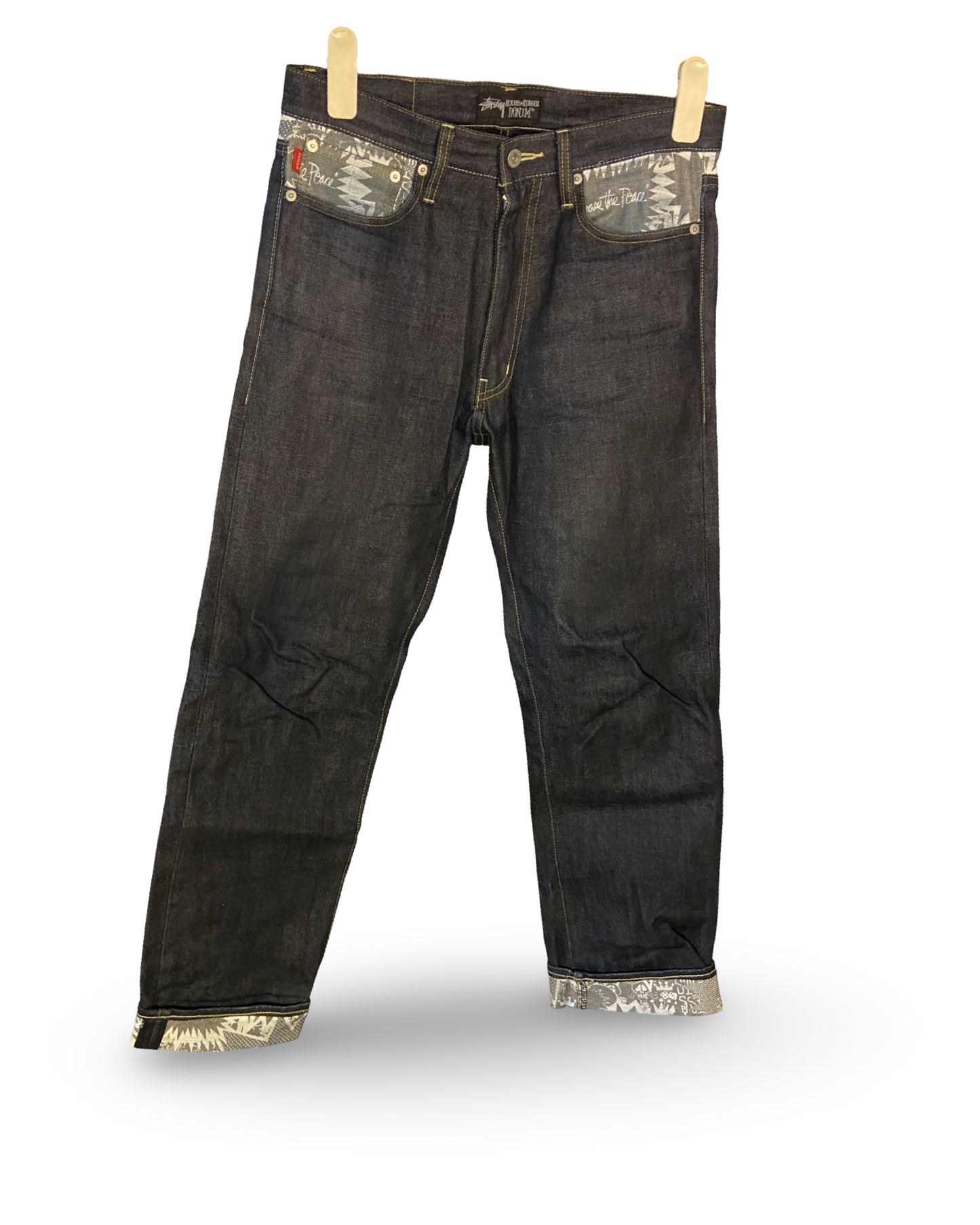 Stussy Cartoon Print Jeans (30W)